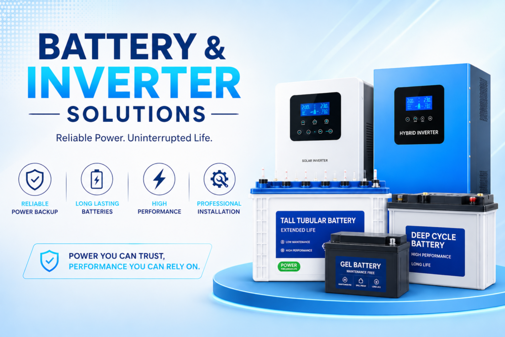 battery & inverter for services